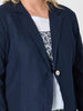 Riviera Linen Knit Blazer - Navy rc&co