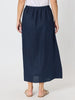 Amy Linen Maxi Skirt - Navy