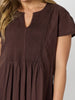 Acacia Cotton Dress - Coffee RC&CO