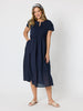 Acacia Cotton Dress - Navy RC&CO