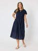 Acacia Cotton Dress - Navy RC&CO