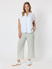 Urban Stripe Print Pant - Olive White