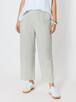 Urban Stripe Print Pant - Olive White