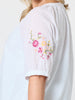 Desert Rose Embroidered Top - White rc&co