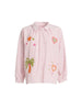 The Palms Embroidered Shirt - Musk White rc&co