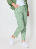 Oasis Print Slim Leg Pant - Fern White RC&CO