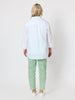 Oasis Print Slim Leg Pant - Fern White RC&CO