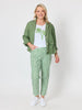 Oasis Print Slim Leg Pant - Fern White RC&CO