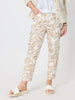Tuscan Bloom Print Pant - Latte White