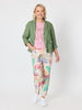 Desert Rose Floral Print Slim Leg Pant - Pink/Multi rc&co