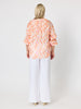 Tuscan Sunset Print Top - Mandarin Multi