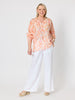 Tuscan Sunset Print Top - Mandarin Multi