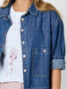 Coast Crop Denim Jacket - Denim