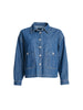 Coast Crop Denim Jacket - Denim