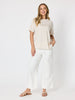 Coast Wide Leg Jean  - Milk rc&co