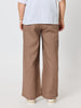 Luella Wide Leg Linen Pant - Mocha