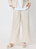 Luella Wide Leg Linen Pant - Natural rc&co