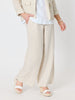 Luella Wide Leg Linen Pant - Natural rc&co