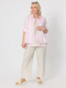 Luella Wide Leg Linen Pant - Natural rc&co