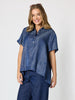 Urban Chic Diamante Top - Dark Denim rc&co