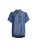 Urban Chic Diamante Top - Dark Denim rc&co