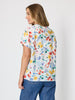 Picnic Print Top - Azure Multi RC&CO