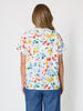 Picnic Print Top - Azure Multi RC&CO