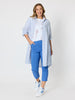 Coast Stripe Shirtdress - Blue/White RC&CO