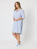 Coast Stripe Shirtdress - Blue/White RC&CO