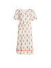 Candelabra Flower Print Dress - Natural Multi