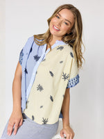 Costa Mesa Print Shirt - Navy Multi