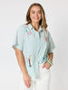 Beachcomber Embroidered Shirt - Olive White rc&co