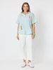 Beachcomber Embroidered Shirt - Olive White rc&co