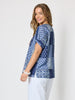 Costa Mesa Print Top - Navy Multi