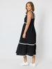 Casablanca Ric Rac Sundress - Black rc&co