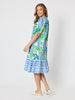 Limoncello Floral Print Dress - Apple Multi