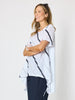 Bellevue Longline Top - White rc&co