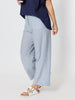 City Stripe Print Straight Leg Pant  - Navy/White rc&co