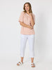 Charmed Stripe Print Tee - Ginger rc&co