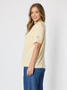 Charmed Stripe Print Tee - Lemon rc&co