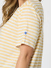 Charmed Stripe Print Tee - Lemon rc&co