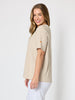 Charmed Stripe Print Tee - Natural rc&co