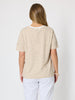 Charmed Stripe Print Tee - Natural rc&co