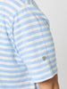 Charmed Stripe Print Tee - Sky Blue rc&co