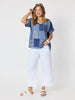 Dune Carpenter Wide Leg Cropped Pant - White rc&co