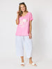 Toledo Parachute Crop Pant - White rc&co