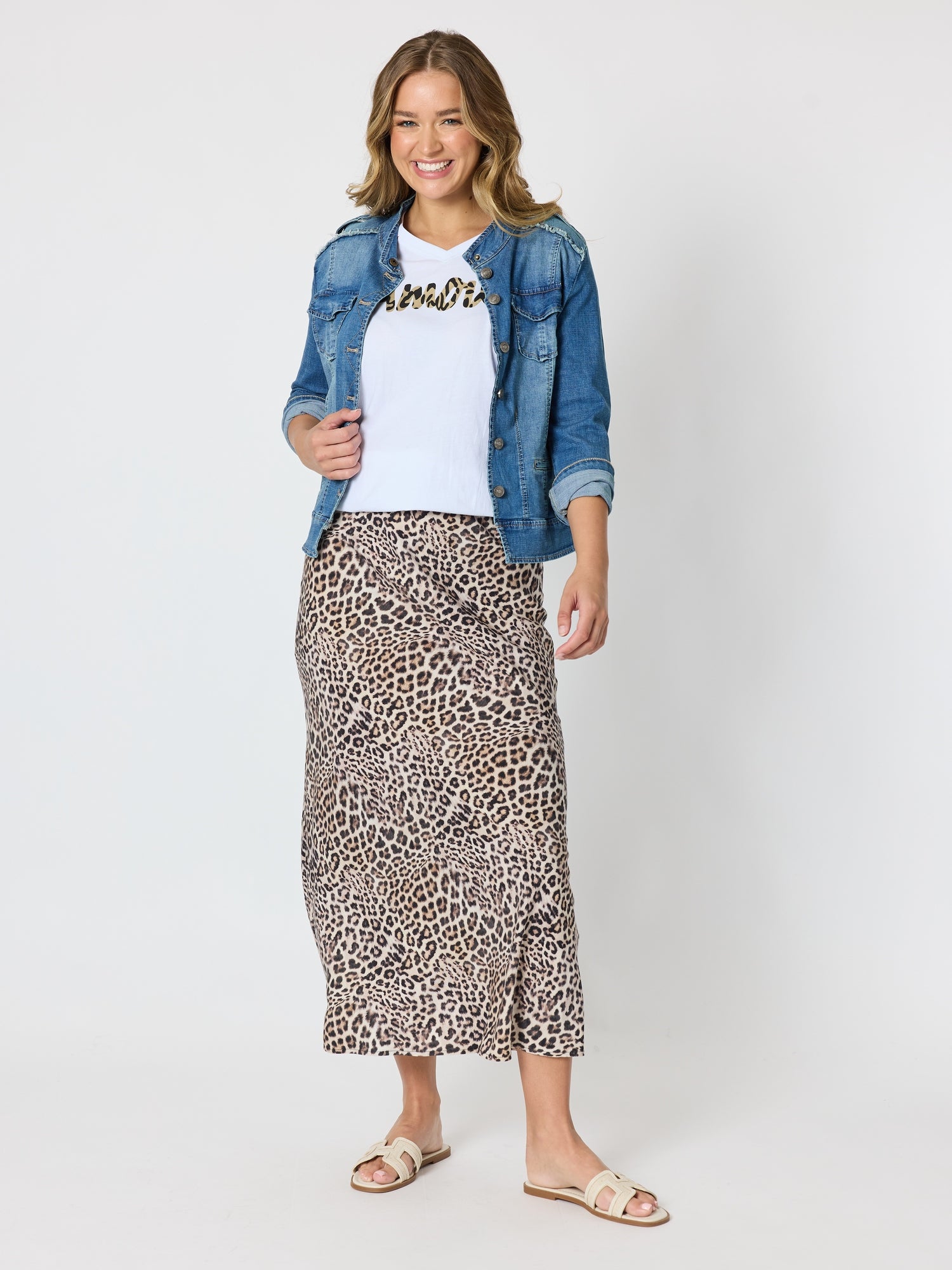 Serengeti Print Skirt - Animal rc&co