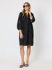 Carmen Embroidered Lace Dress  - Black rc&co