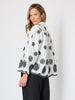 Paloma Embroidered Scalloped Shirt - White/Black rc&co
