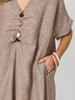 Haven Breeze Linen Dress - Mocha rc&co